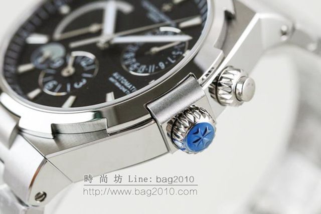 vacheron Constantin手錶 TWA江詩丹頓 縱橫四海多功能腕表 江詩丹頓高端男表  hds1080
